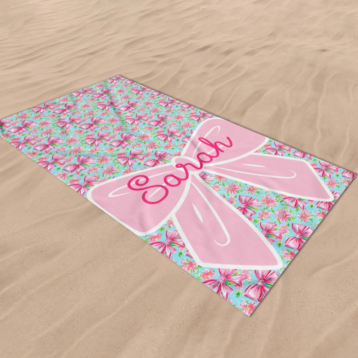 Bow Floral With Custom Name mk 5