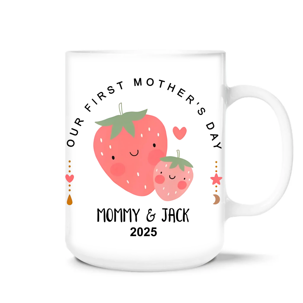 Mommy and Baby Our First Mother's Day - Personalized Mug, Gift For Mom/ Grandma, Loving Gift