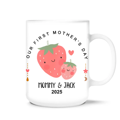 Mommy and Baby Our First Mother's Day - Personalized Mug, Gift For Mom/ Grandma, Loving Gift