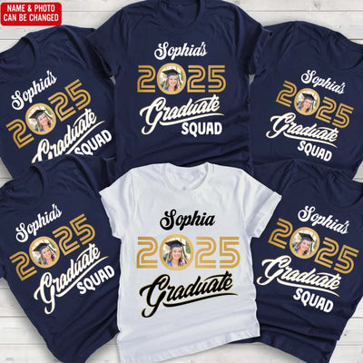 Graduate Squad - Personalized T-Shirt, Gift For Graduation, Family, Friends