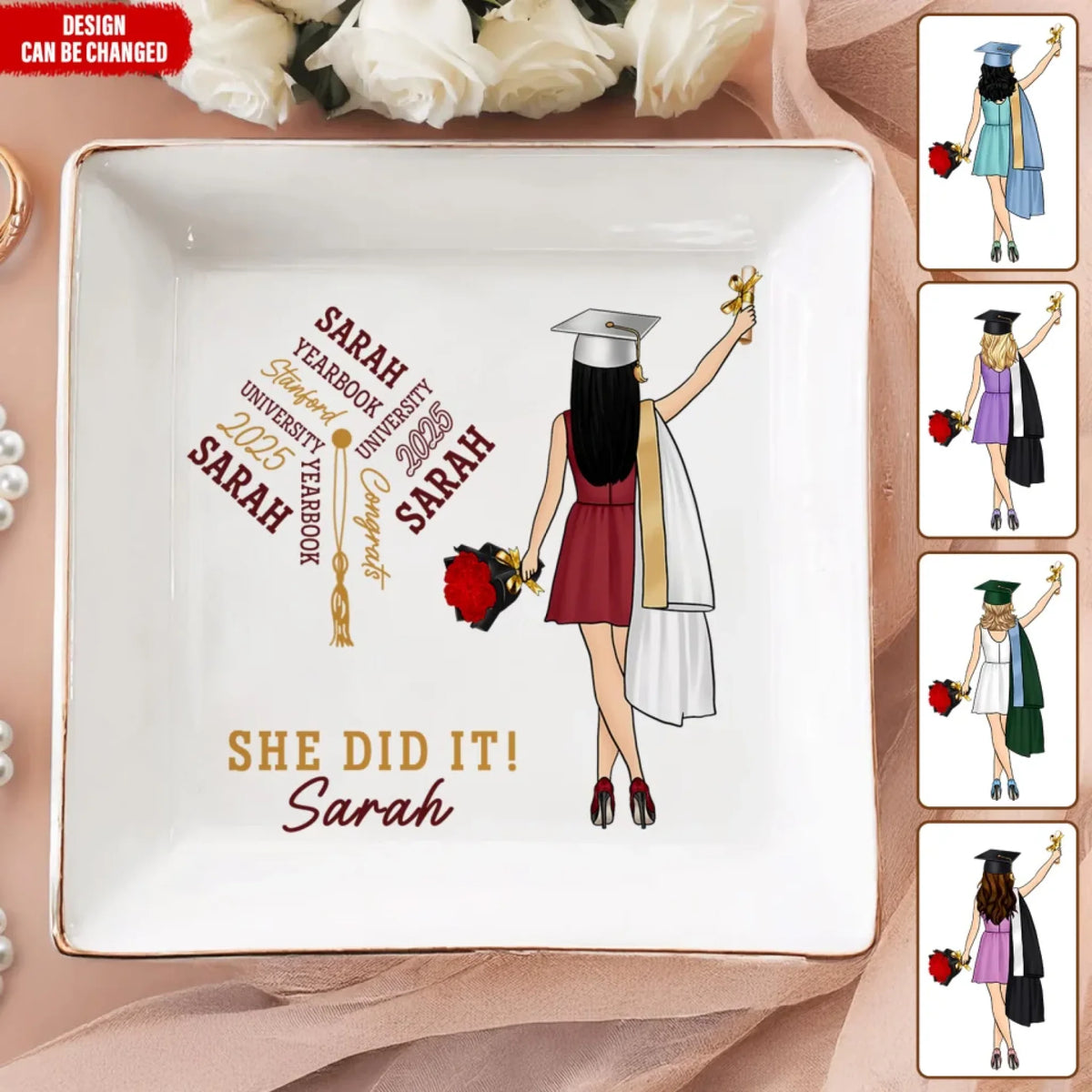 Graduation Gift She Did It mk ads