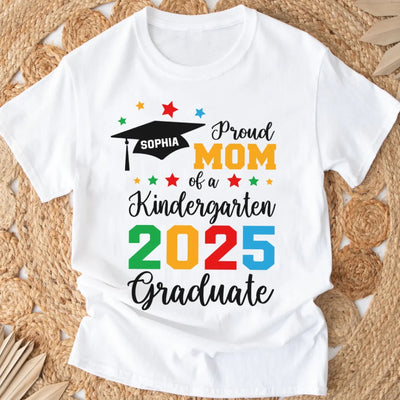 Proud Mom Of A Kindergarten 2025 Graduate mk 2