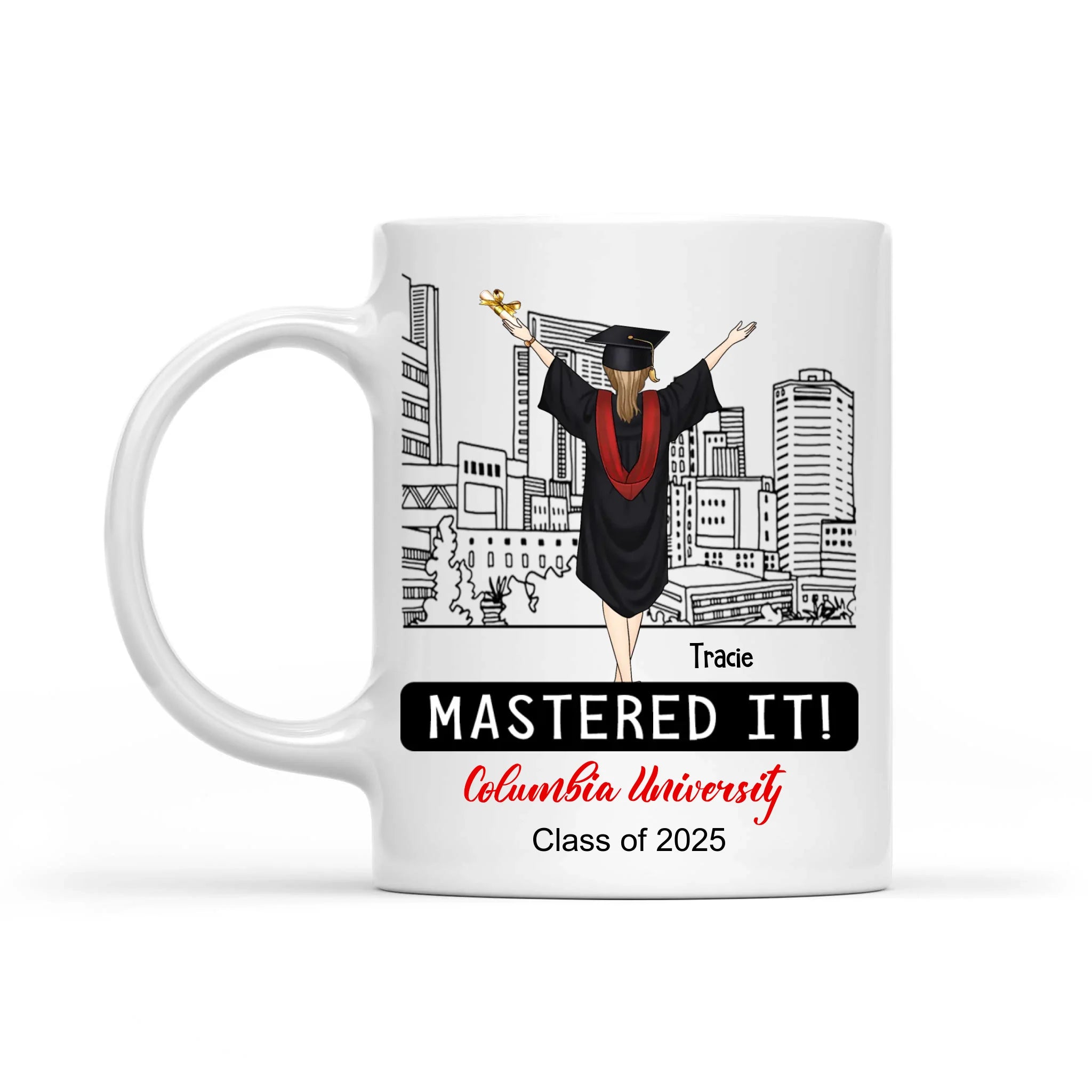 Mastered It - Personalized Mug, Gift For Graduation, Gift For Daughter