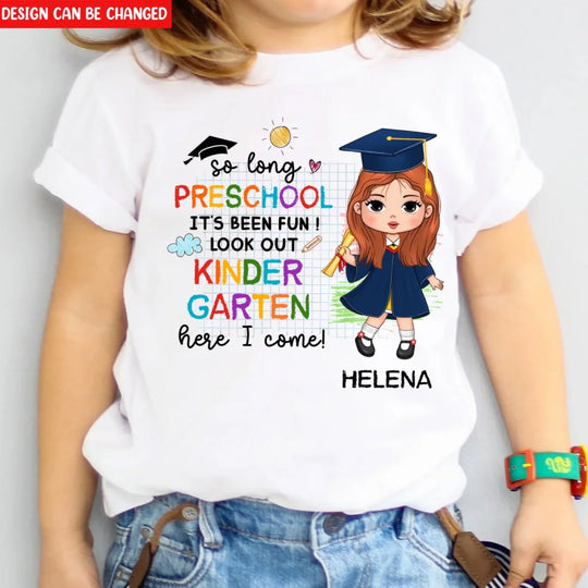 Granddaughter Preschool Graduate - Personalized T-Shirt, Kid T Shirt