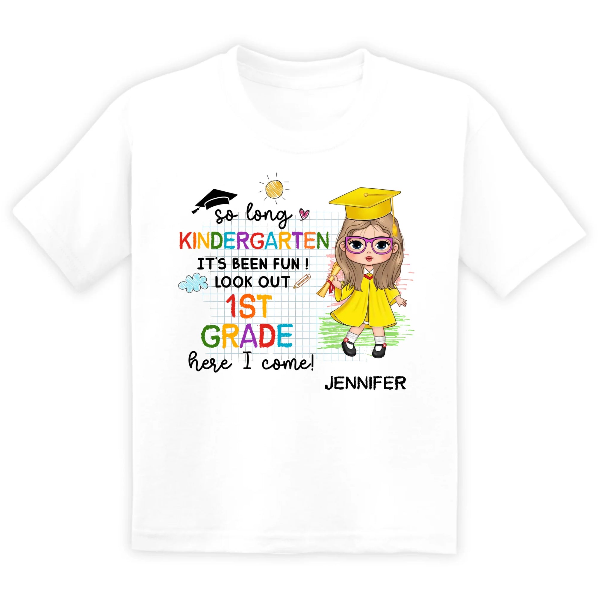 Granddaughter Preschool Graduate - Personalized T-Shirt, Kid T Shirt
