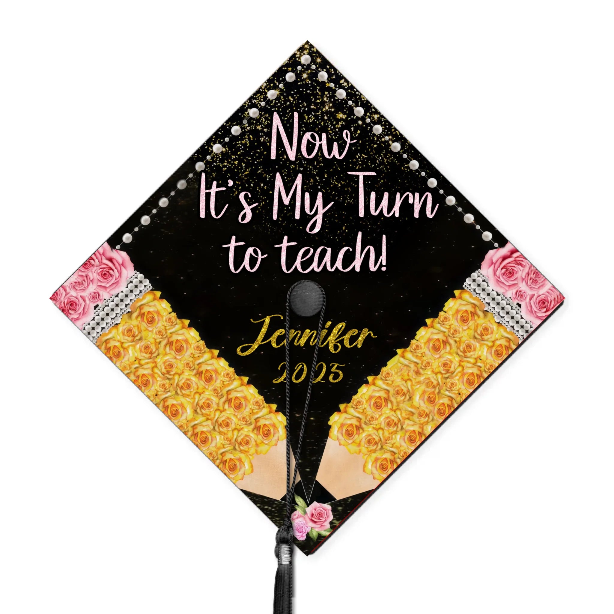 Now It's My Turn To Teach - Personalized Graduation Cap, Graduation Gi ...