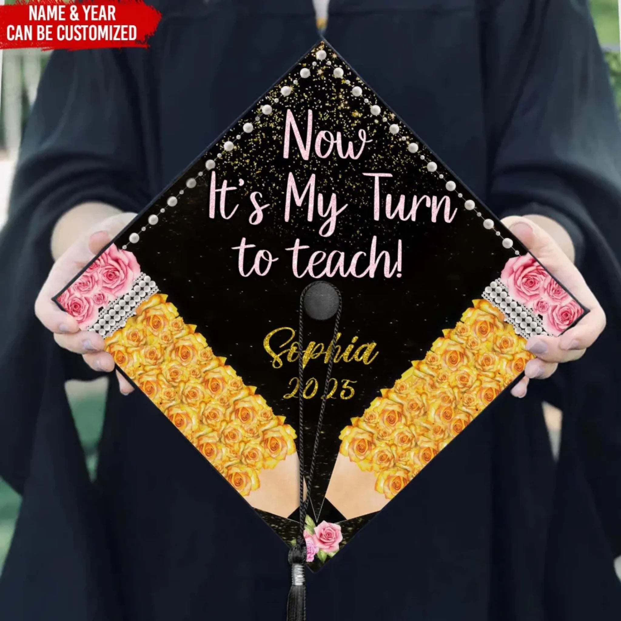 Now It's My Turn To Teach - Personalized Graduation Cap, Graduation Gi ...