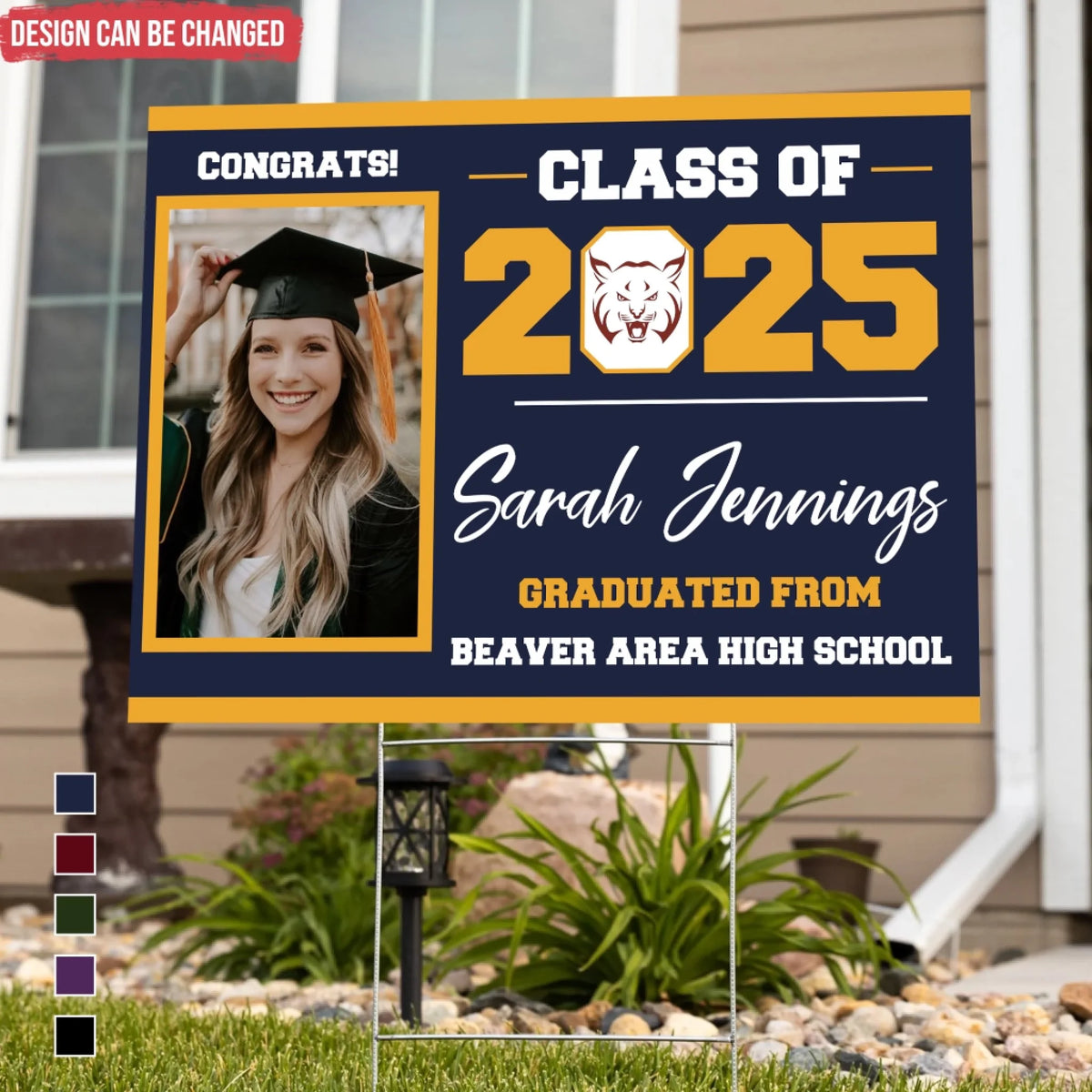 Graduation Party Decorations - Personalized Yard Sign, Graduation Gift