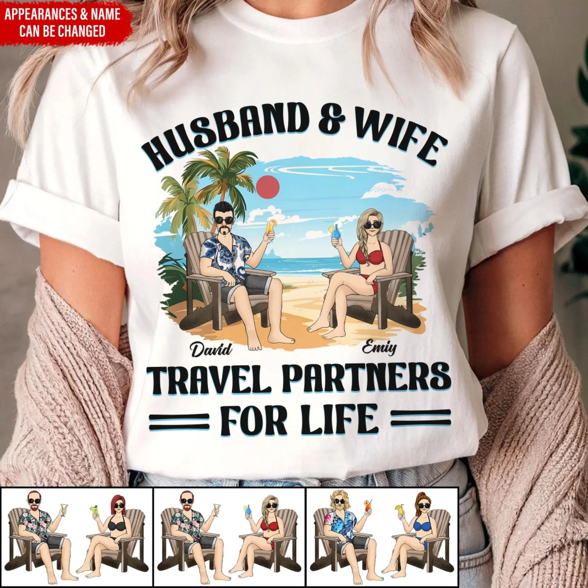 Husband And Wife Travel Partners For Life mk ads