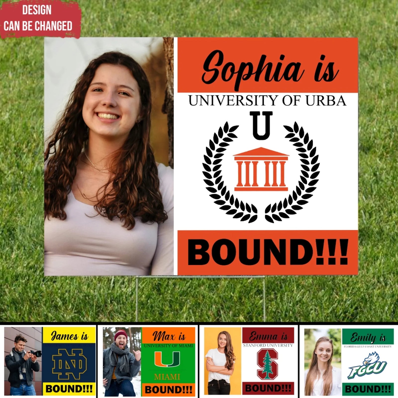 College Bound - Personalized Yard Sign, Graduation Gift