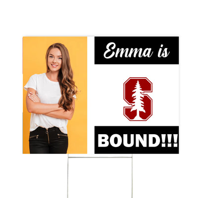 College Bound - Personalized Yard Sign, Graduation Gift