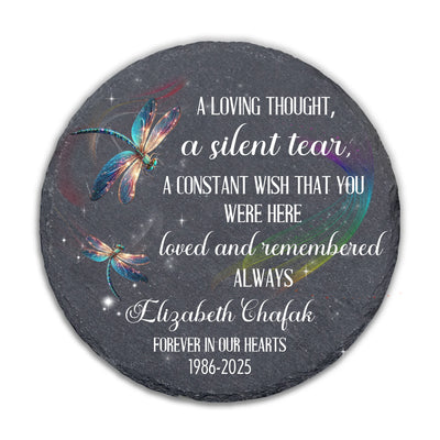 You Were Here Loved And Remembered Always - Personalized Stone, Memorial Gift
