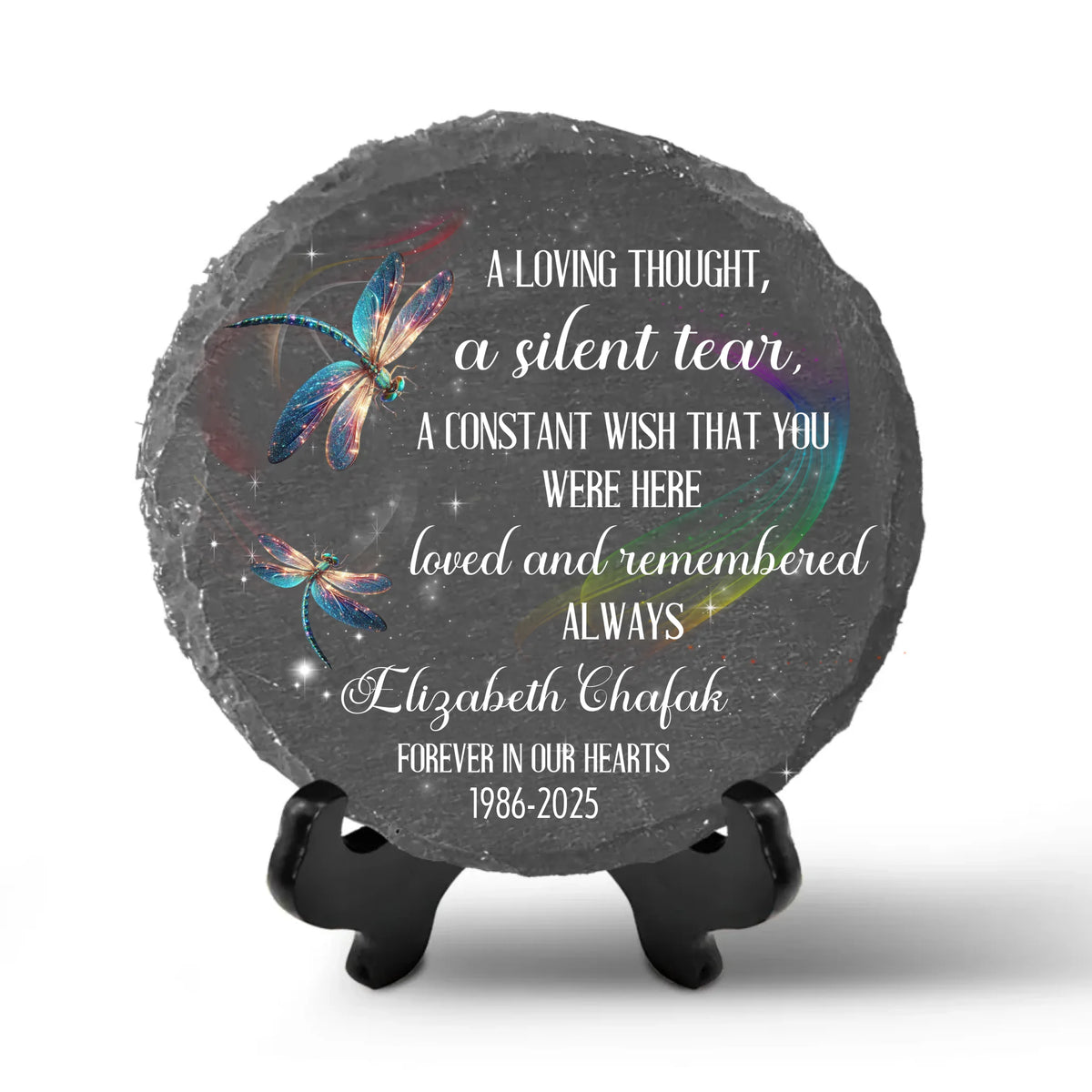 You Were Here Loved And Remembered Always - Personalized Stone, Memorial Gift