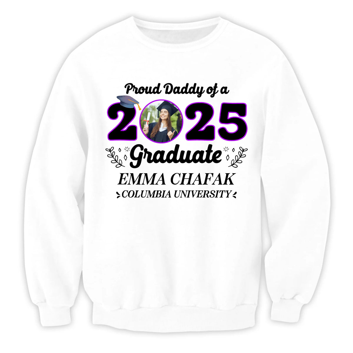 Proud Family Of A 2025 Graduate - Personalized T-Shirt, Family Grad Party Shirt, Grduation Gift