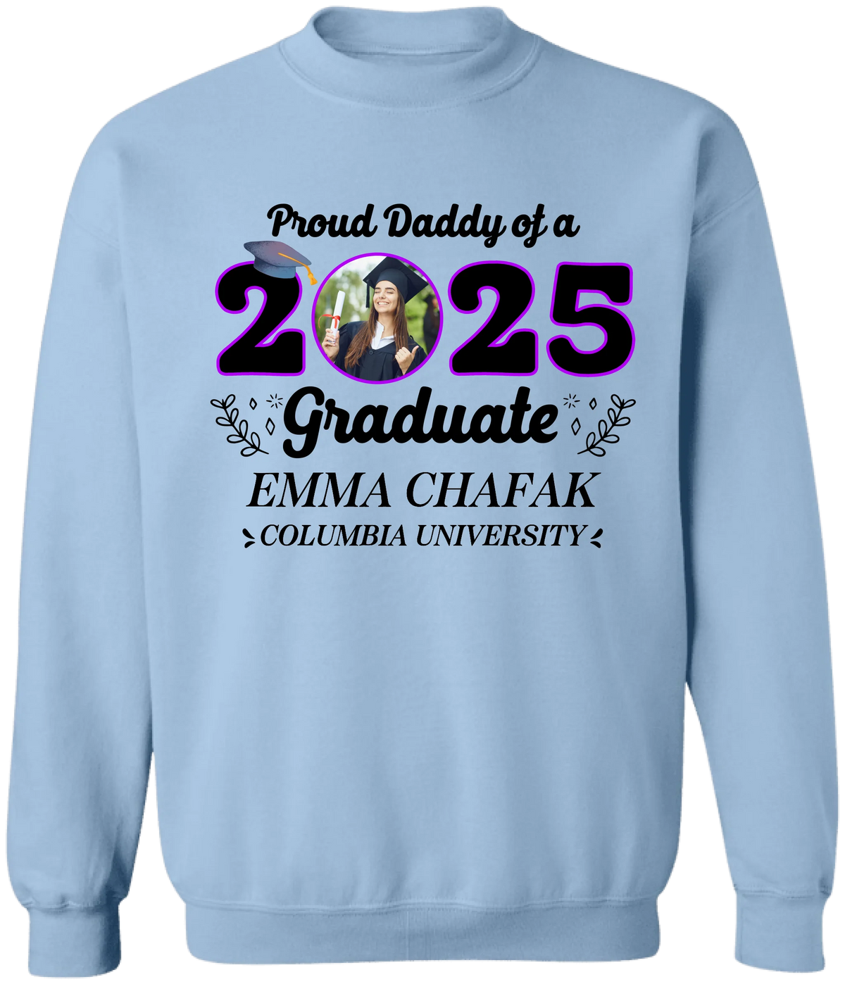 Proud Family Of A 2025 Graduate - Personalized T-Shirt, Family Grad Party Shirt, Grduation Gift