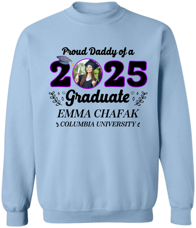 Proud Family Of A 2025 Graduate - Personalized T-Shirt, Family Grad Party Shirt, Grduation Gift