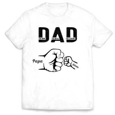 Dad The Man The Myth The Legend - Personalized T-Shirt, Father's Day Gift for Dad/Husband
