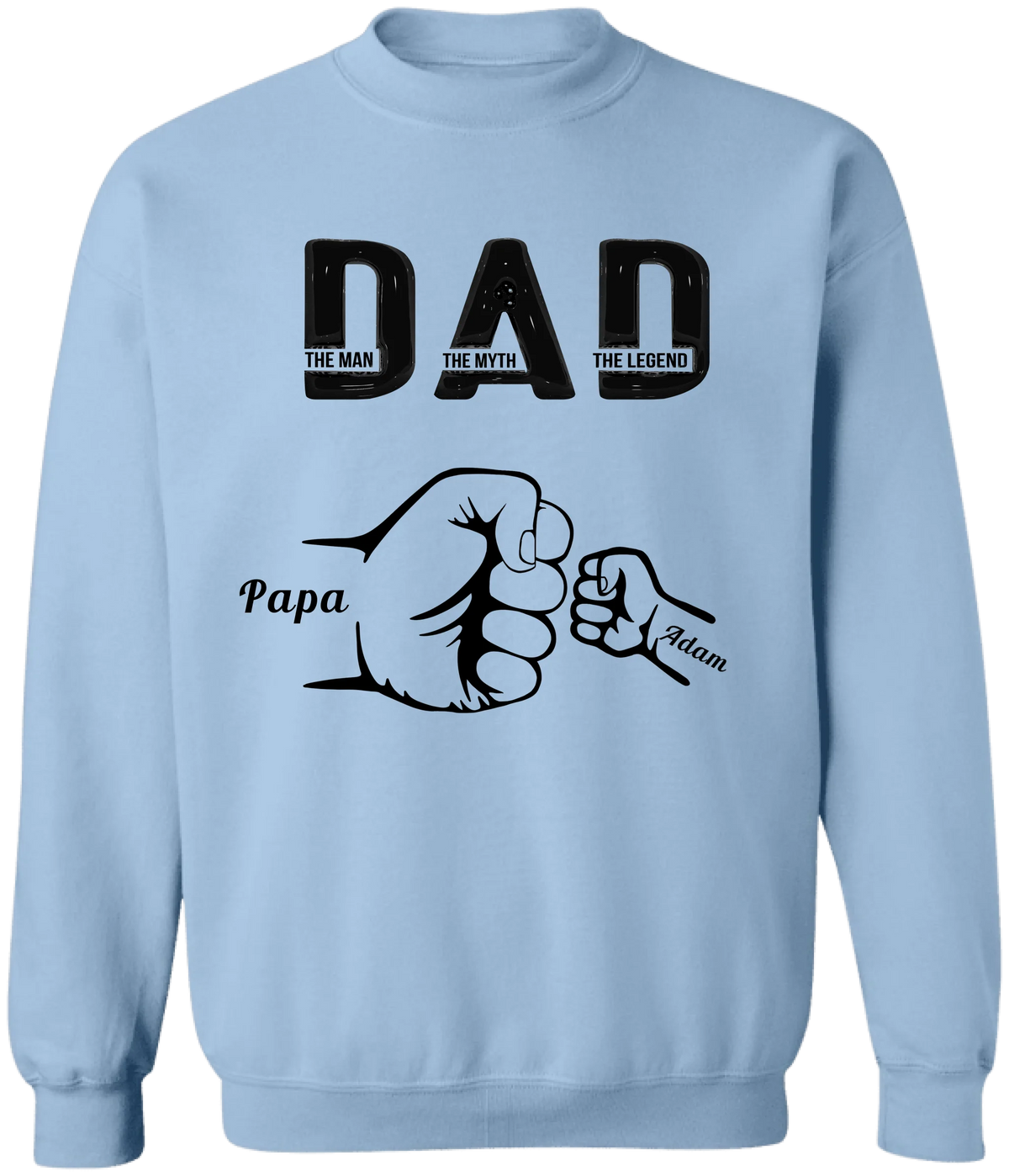 Dad The Man The Myth The Legend - Personalized T-Shirt, Father's Day Gift for Dad/Husband
