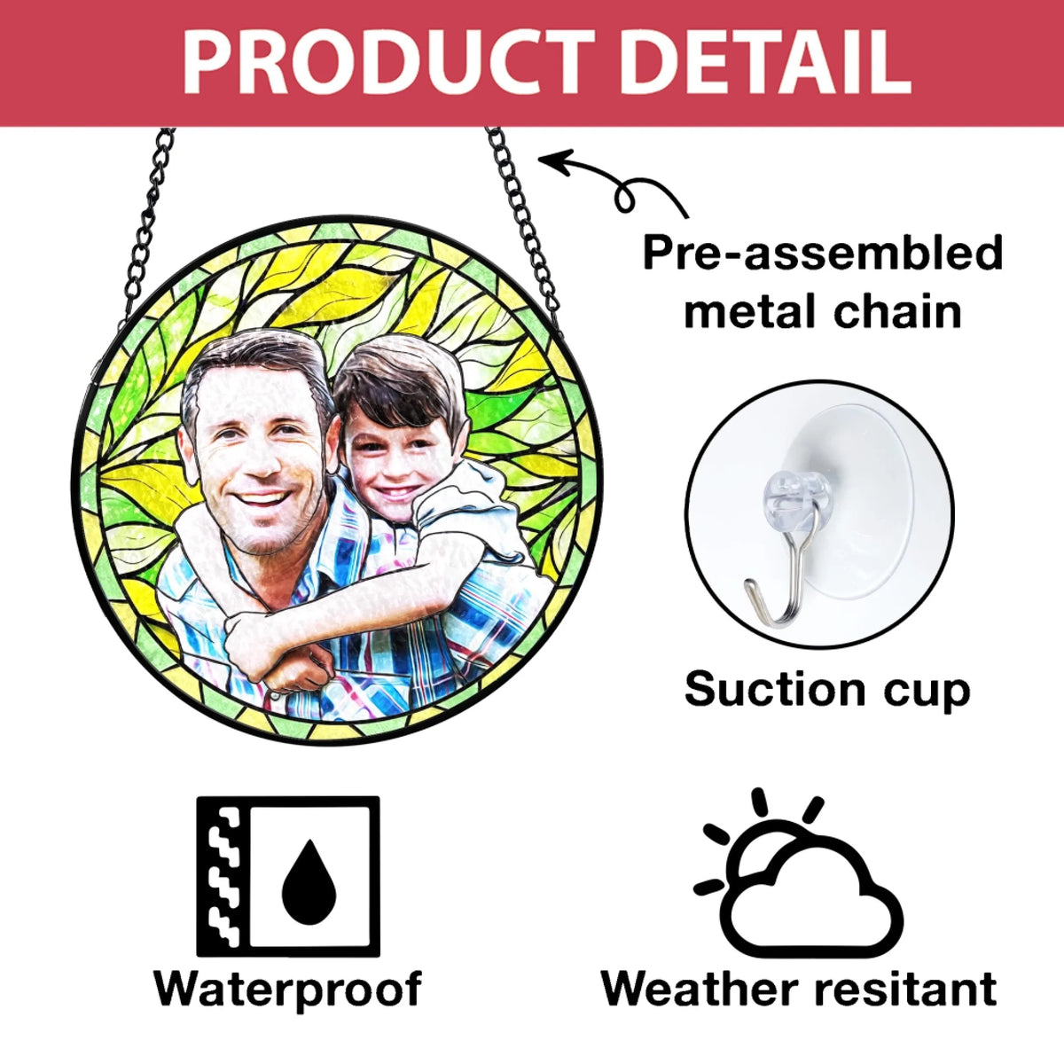 Dad Grandpa And His Kid Custom Photo mk 6