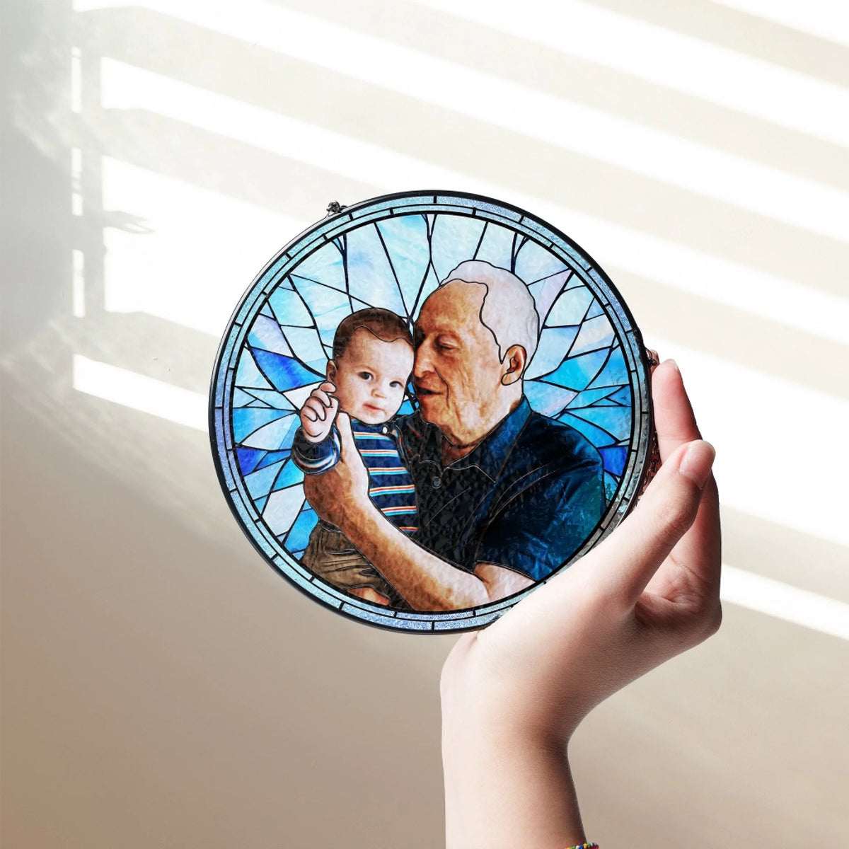 Dad Grandpa And His Kid Custom Photo mk 2