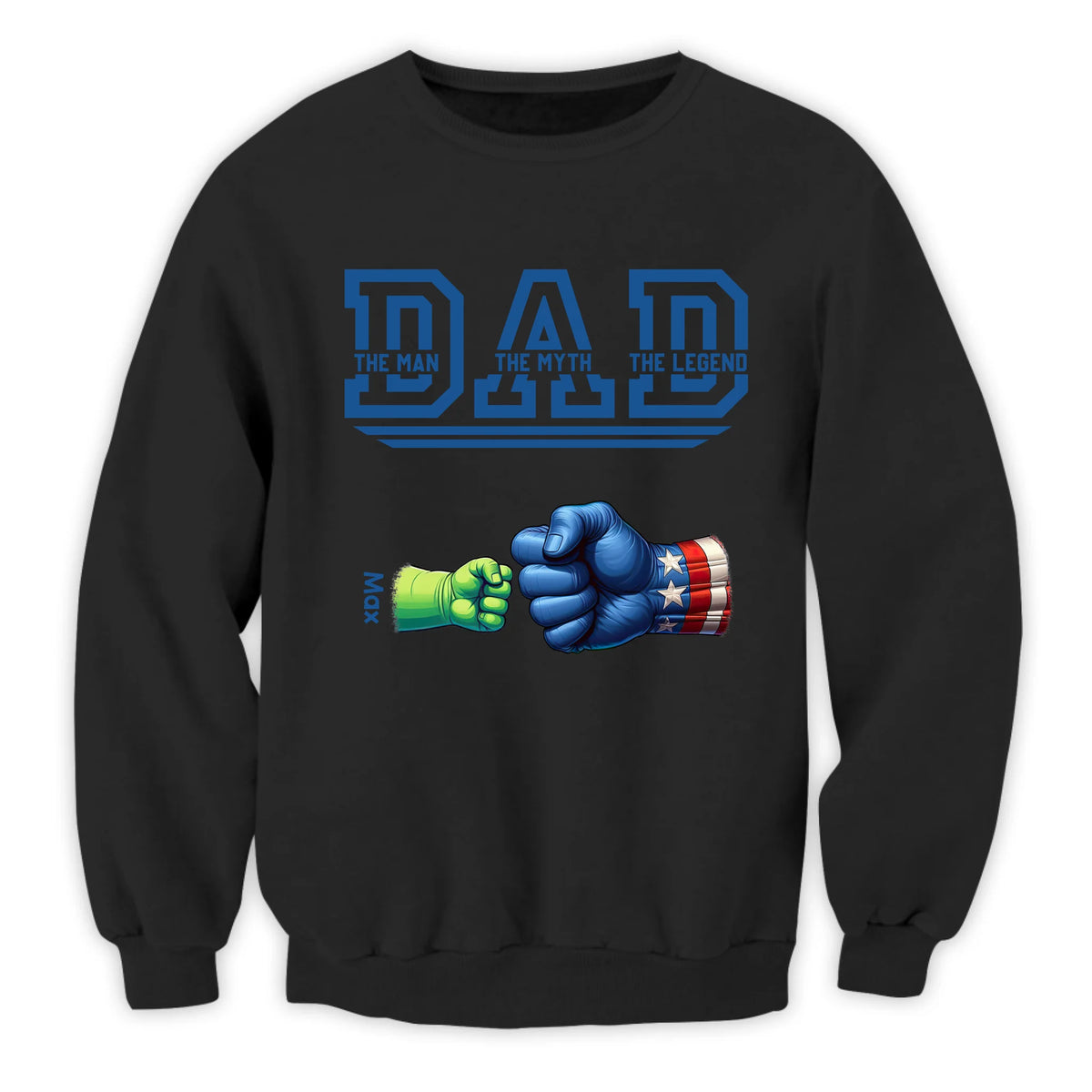 Super Dad The Man The Myth The Legend - Personalized T-Shirt, Gift For Dad