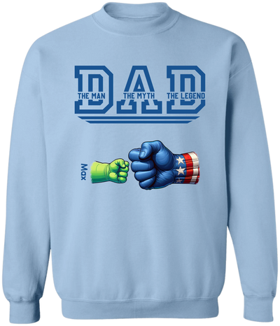 Super Dad The Man The Myth The Legend - Personalized T-Shirt, Gift For Dad