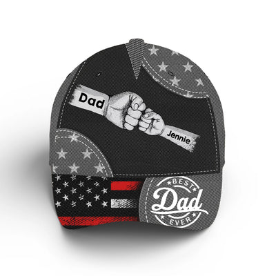 Best Dad Ever - Personalized Classic Cap, Gift For Dad, Gift For Grandpa