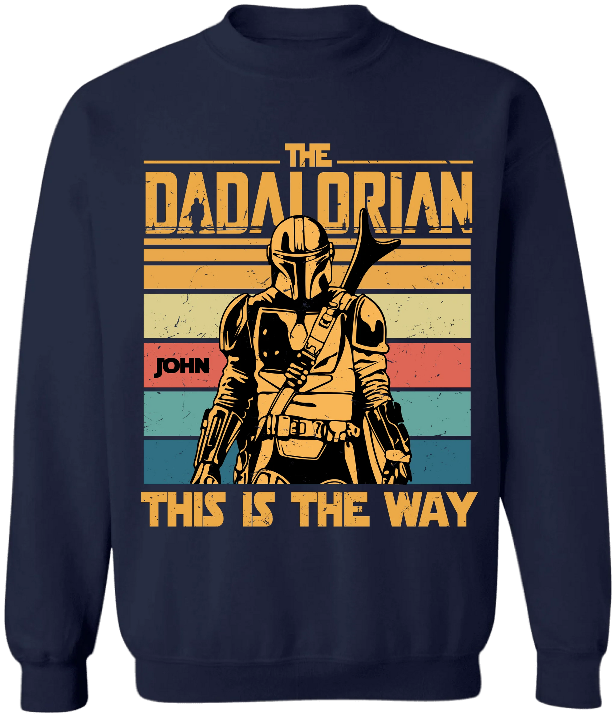 Dadalorian And The Child - Personalized T-Shirt, Gift For Dad, This Is The Way Shirt