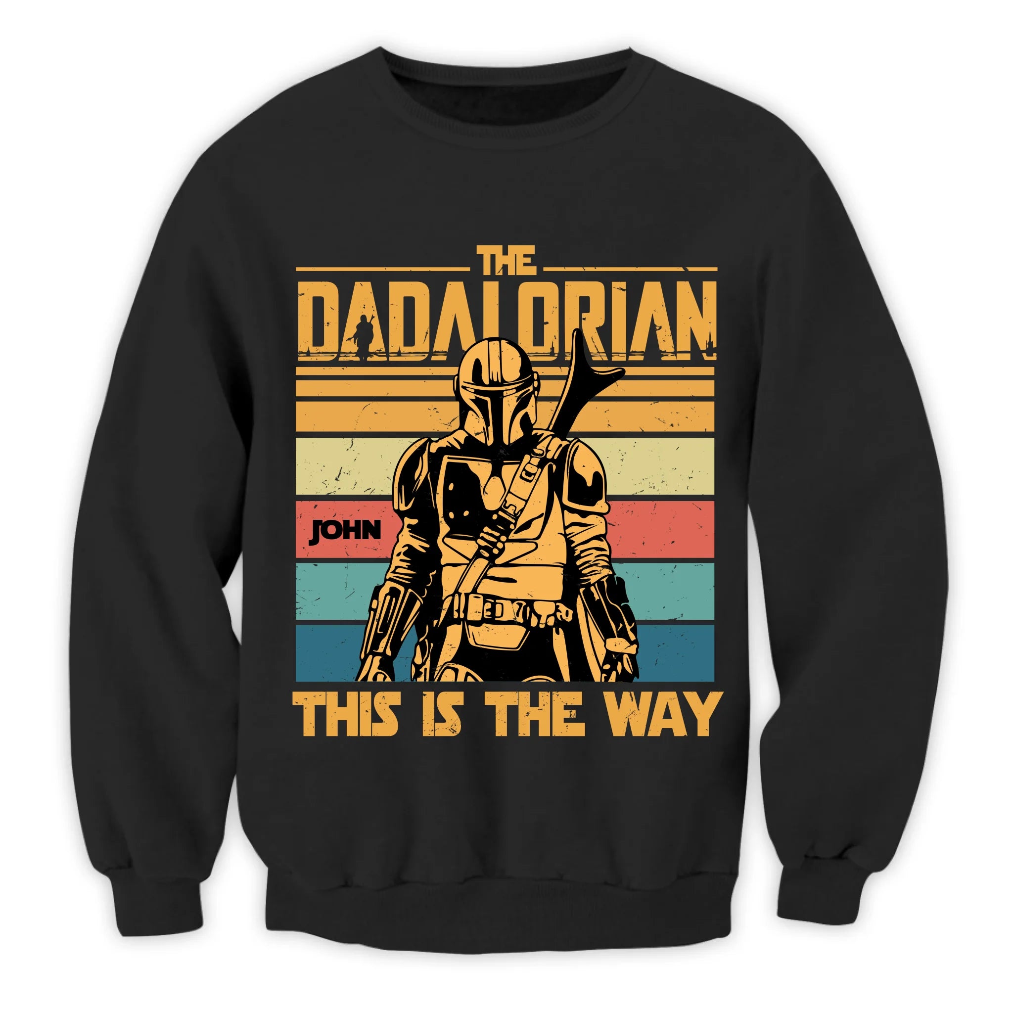 Dadalorian And The Child - Personalized T-Shirt, Gift For Dad, This Is The Way Shirt