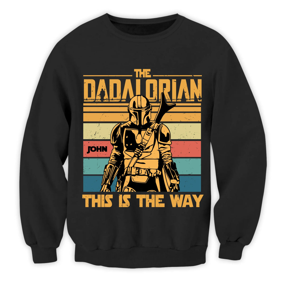 Dadalorian And The Child - Personalized T-Shirt, Gift For Dad, This Is The Way Shirt