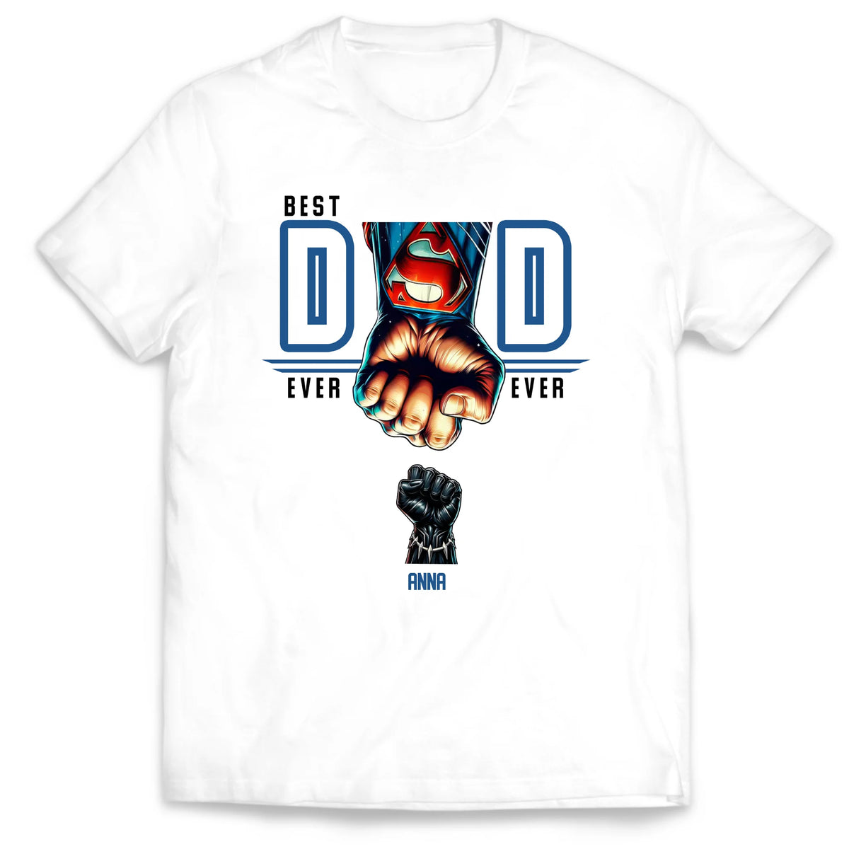 Best Dad Ever Ever - Personalized T-Shirt, Gift For Dad