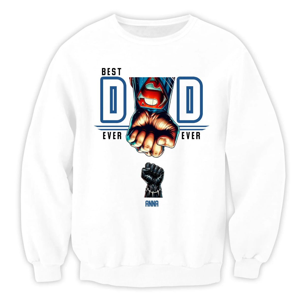 Best Dad Ever Ever - Personalized T-Shirt, Gift For Dad