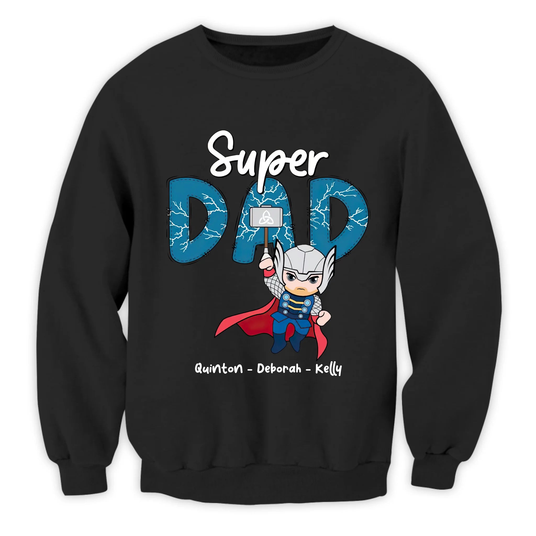 Avengers Super Dad - Personalized T-Shirt, Gift For Dad, Superhero Matching Father Shirt