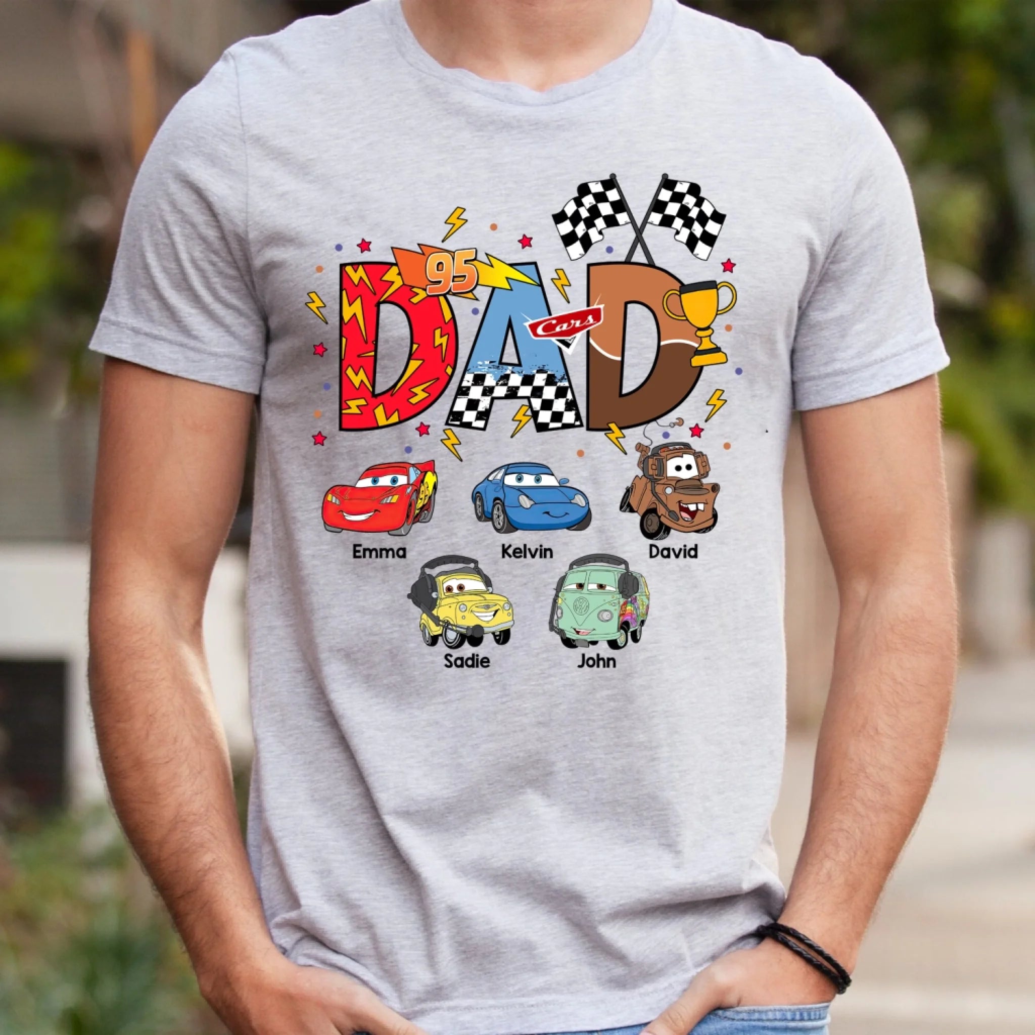 Cars Dad - Personalized T-Shirt, Gift For Dad, Dad Shirt