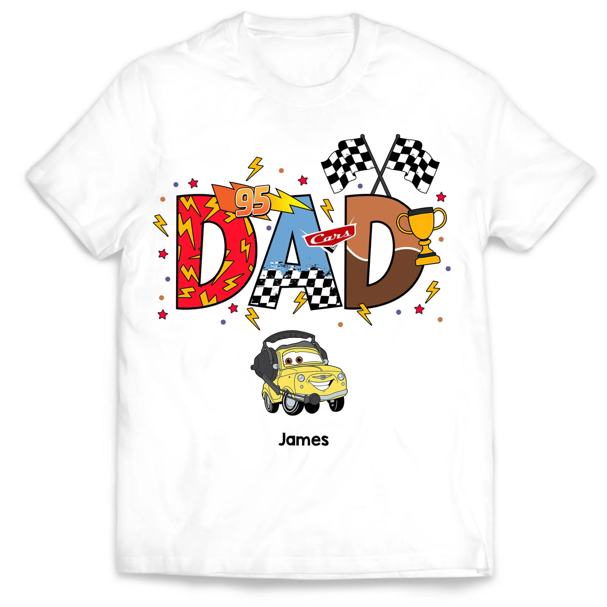 Cars Dad - Personalized T-Shirt, Gift For Dad, Dad Shirt