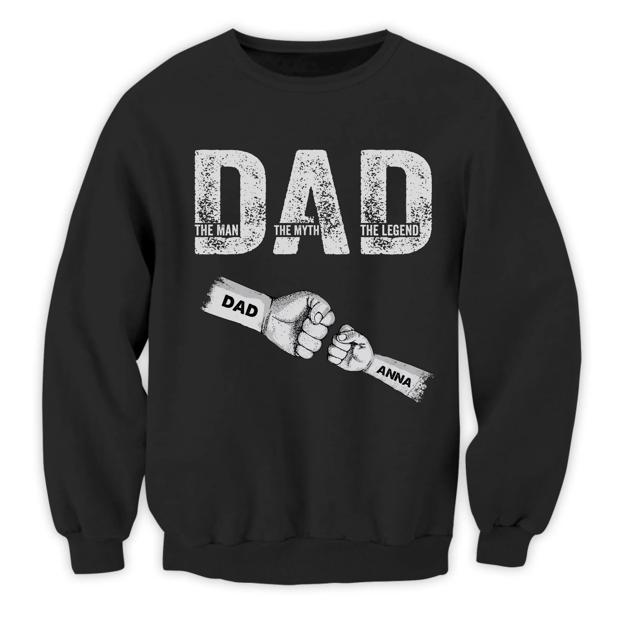 Dad The Man The Myth The Legend - Personalized T-shirt, Gift For Dad