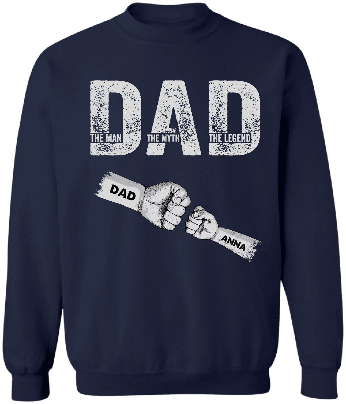 Dad The Man The Myth The Legend - Personalized T-shirt, Gift For Dad
