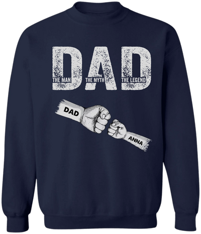 Dad The Man The Myth The Legend - Personalized T-shirt, Gift For Dad