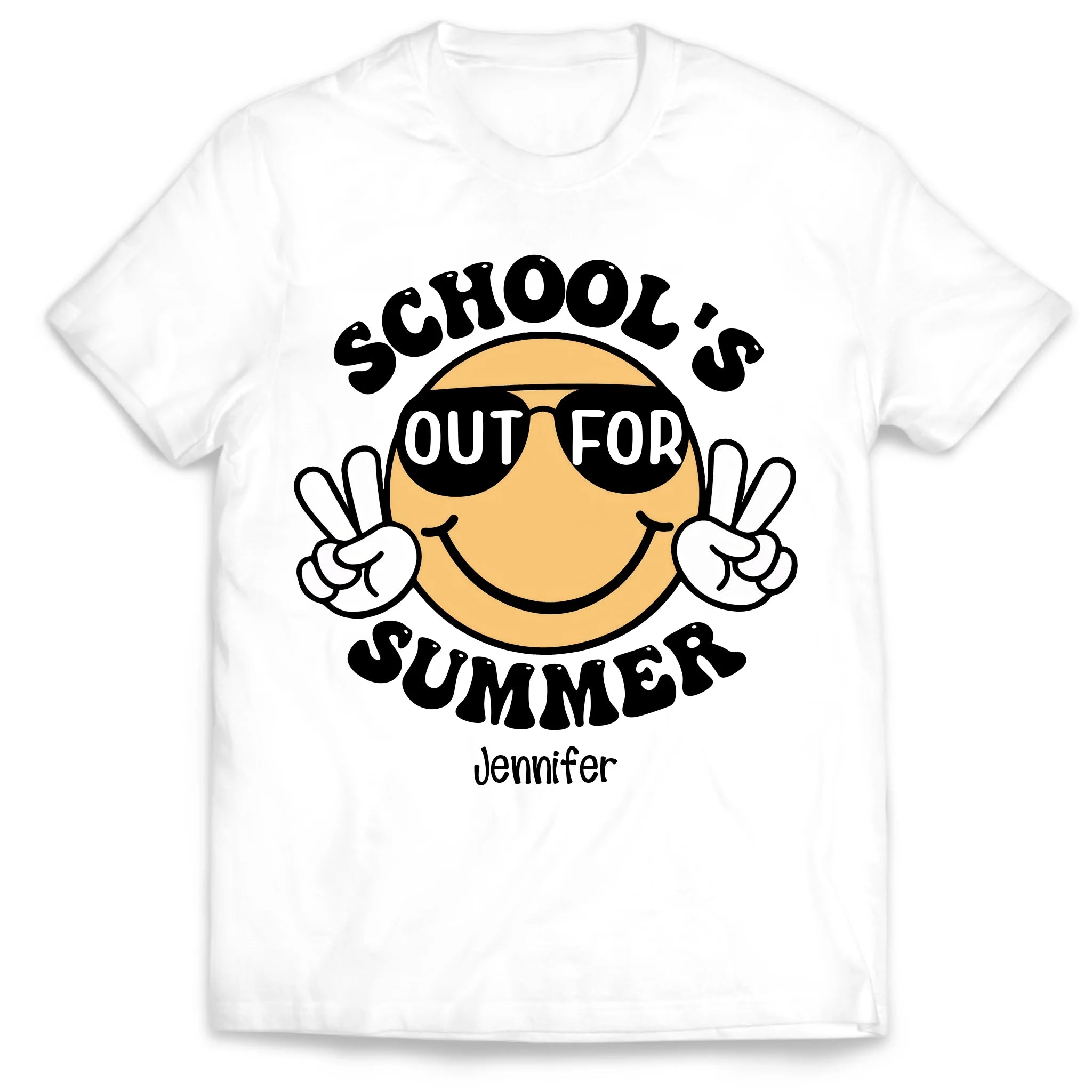 School's Out For Summer - Personalized T-Shirt, Teacher Summer, Happy Last Day Of School