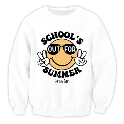School's Out For Summer - Personalized T-Shirt, Teacher Summer, Happy Last Day Of School