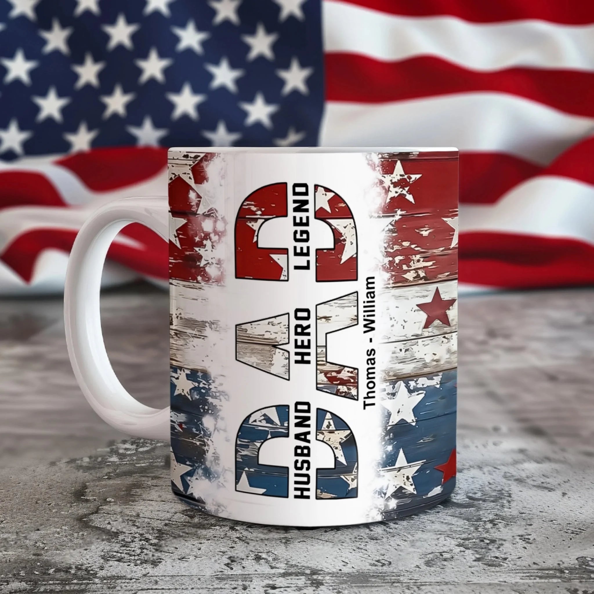 4th Of July Dad Husband Hero Legend mk 1