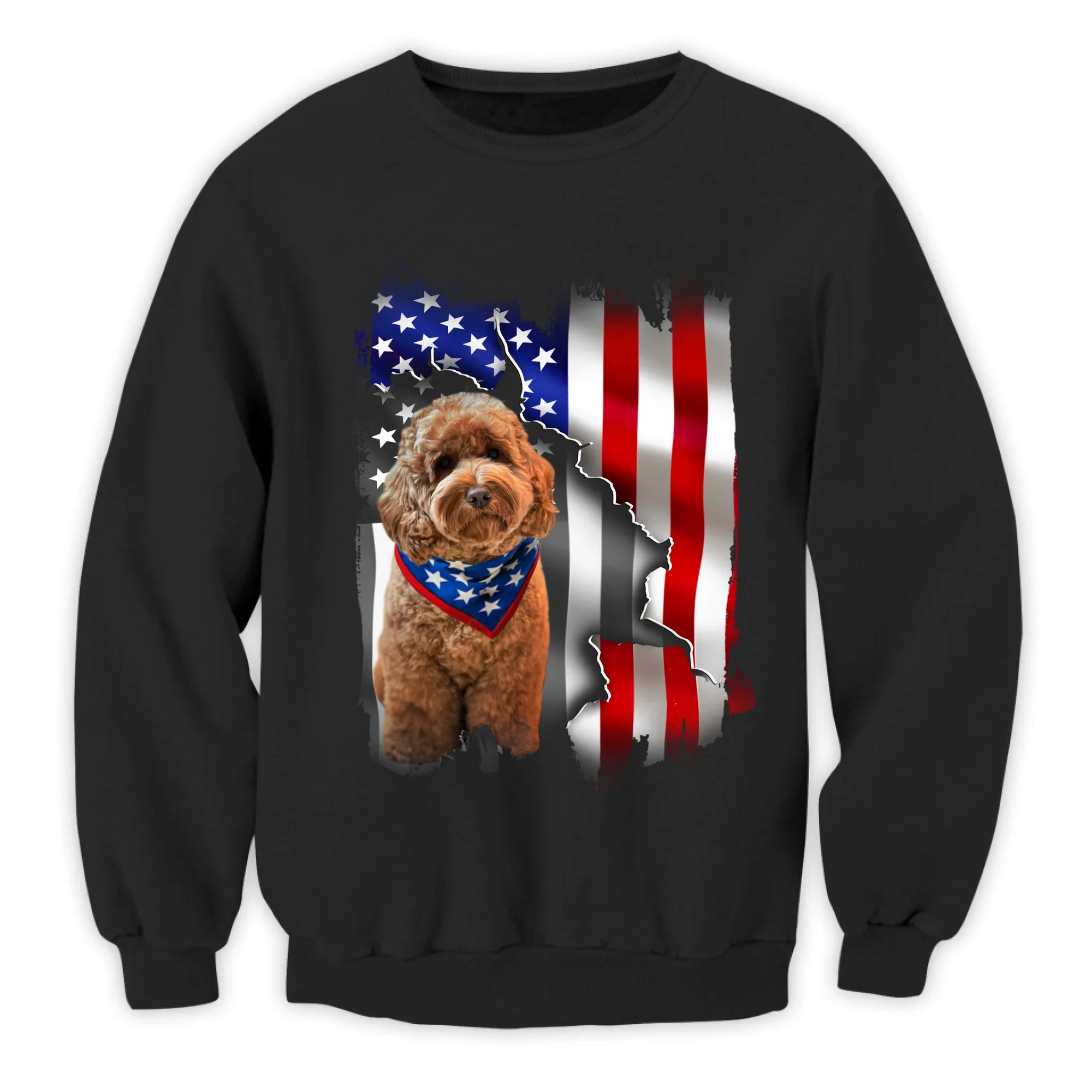 Independence Day Pet Flag - Personalized T-Shirt, 4th Of July Gift, Pet Flag T-Shirt
