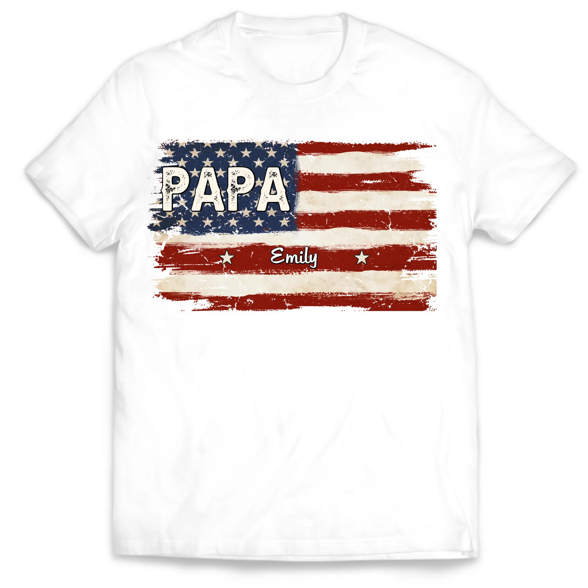 This Awesome Grandpa Belongs To - Personalized T-Shirt, Happy 4th of July, Gift For Dad, Grandpa