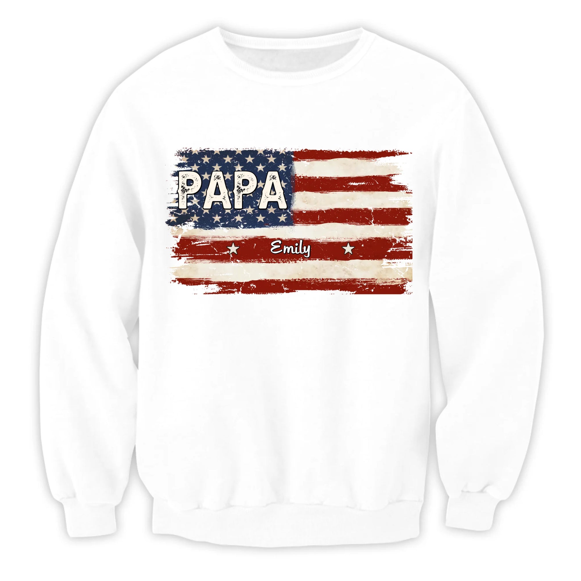 This Awesome Grandpa Belongs To - Personalized T-Shirt, Happy 4th of July, Gift For Dad, Grandpa