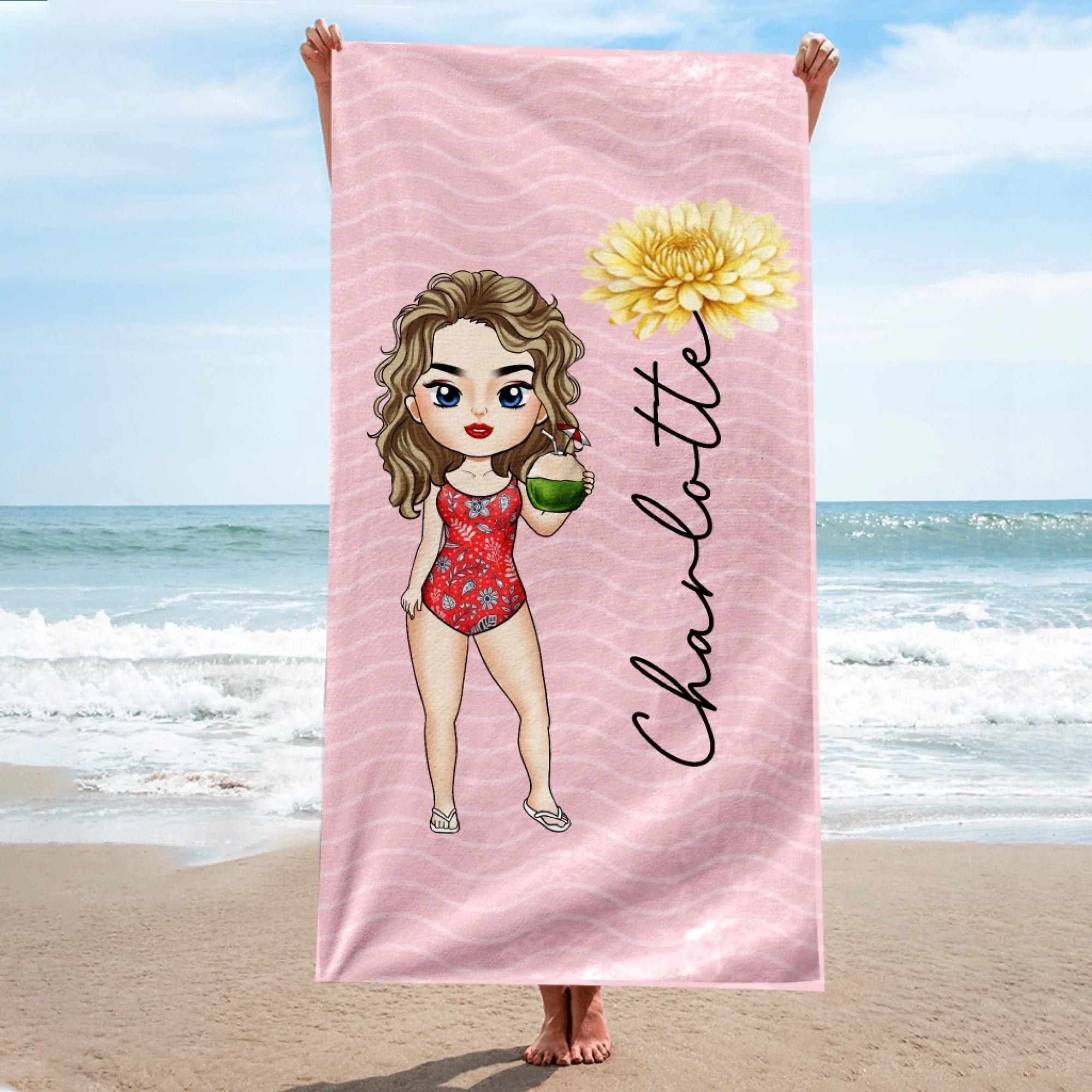 Chibi Lady Custom Birth Month Flower mk 1