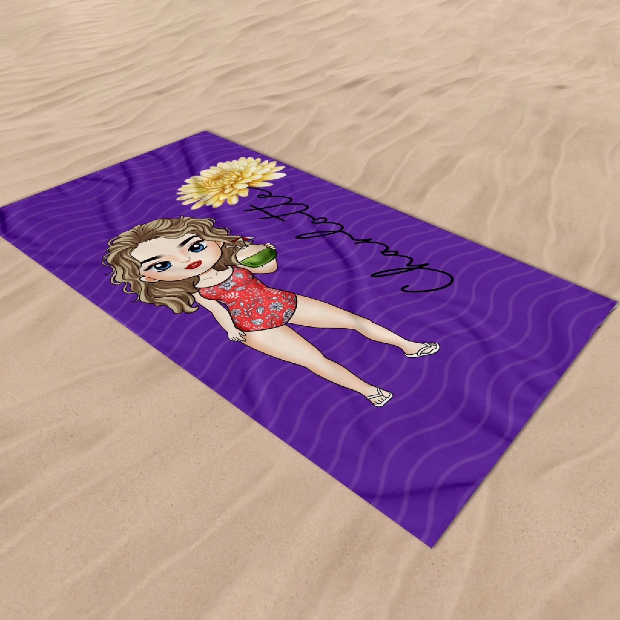 Chibi Lady Custom Birth Month Flower mk 5