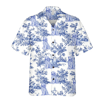 Dog Toile Fabri - Personalized Hawaiian Shirt, Gift For Dog Lover