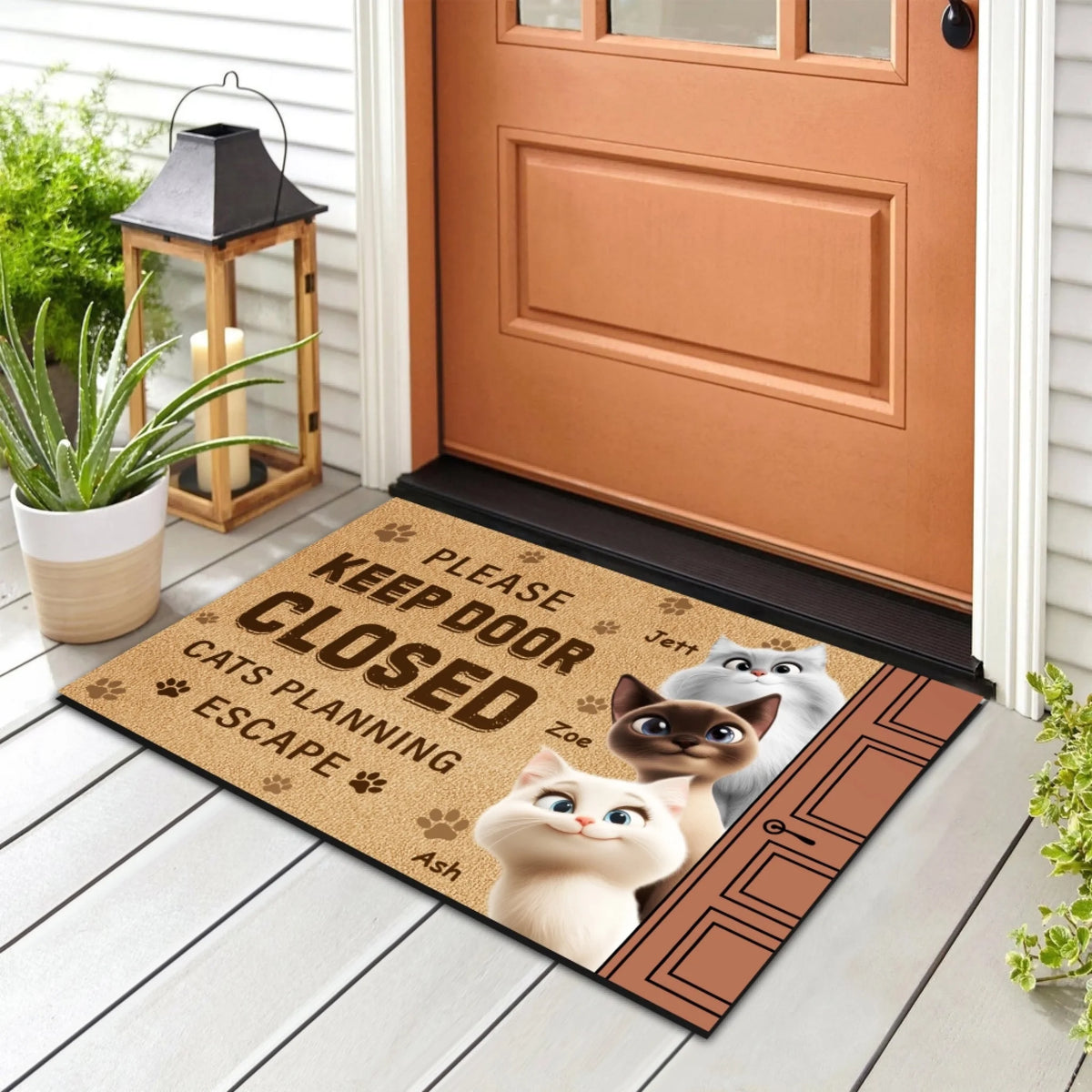 Please Keep Door Closed Cats Planning Escape mk 3