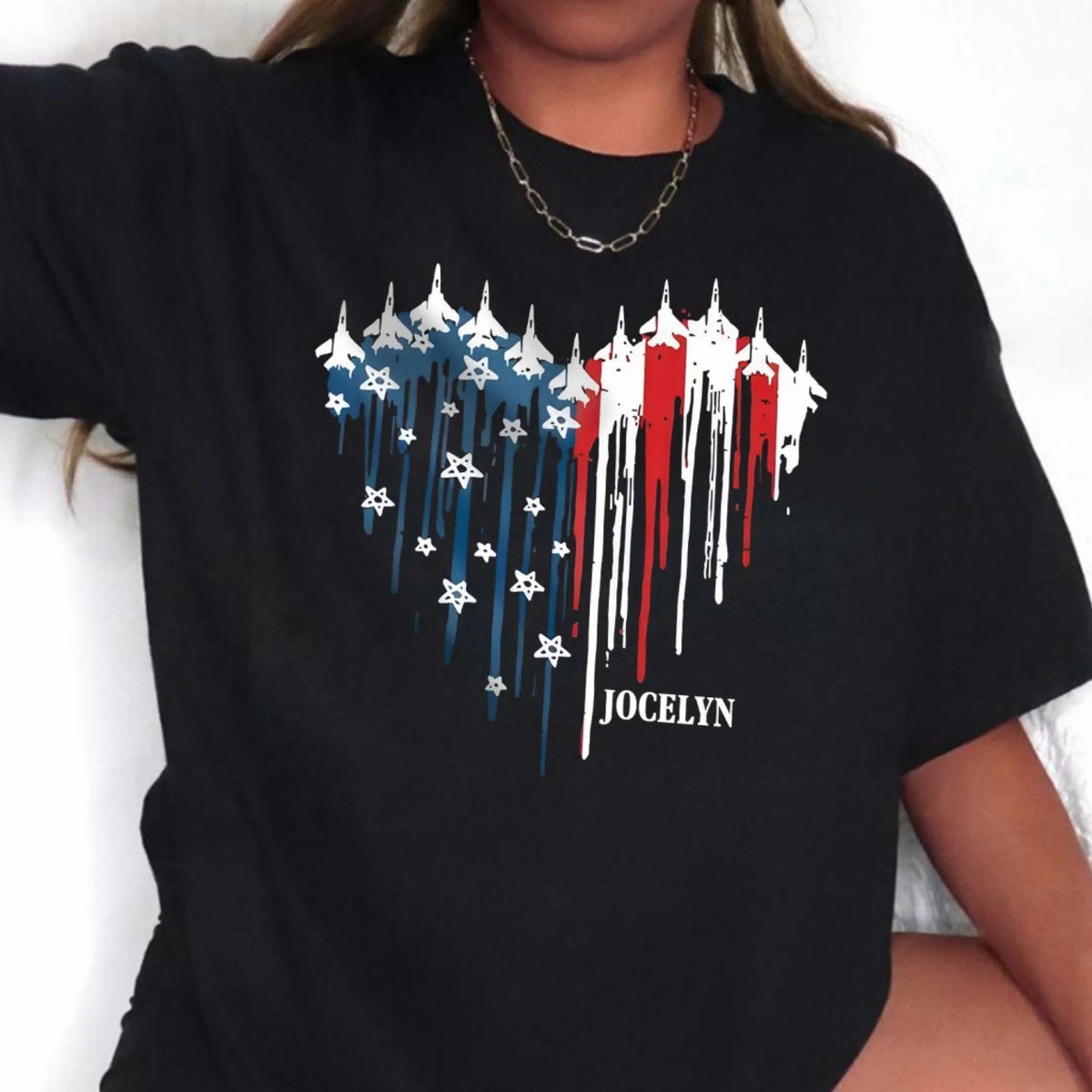 Flag Independence Day - Personalized T-Shirt, 4th Of July, American Flag Shirt