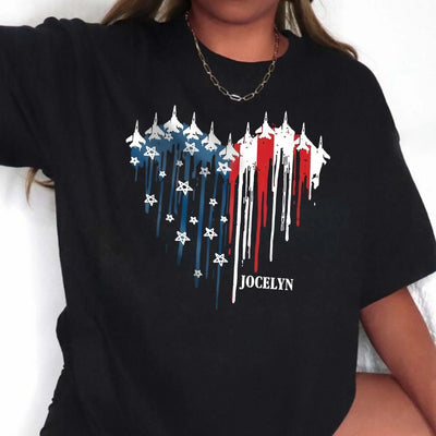 Flag Independence Day - Personalized T-Shirt, 4th Of July, American Flag Shirt